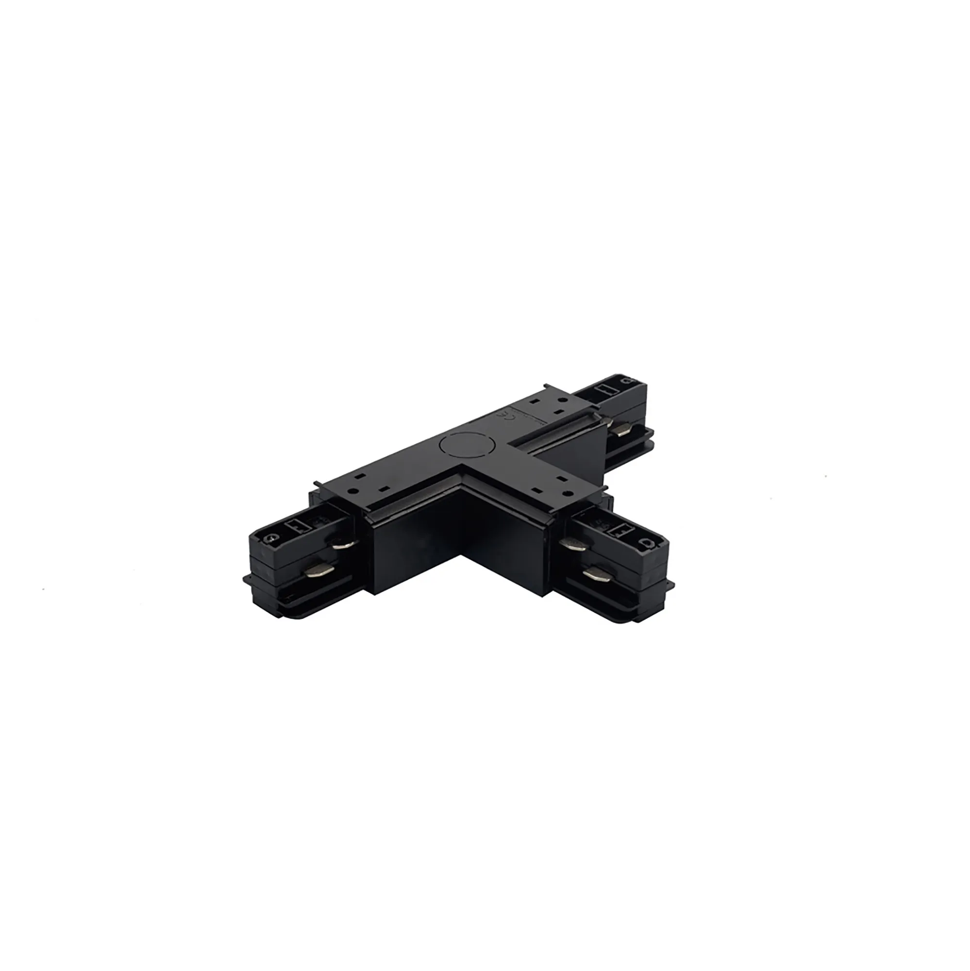 T Coupler With Feeding Option 3 Circuit Surface Mounted Track Earth Outside Left 555 1 1215 2  Eutrac 3 Circuit Surface-Black